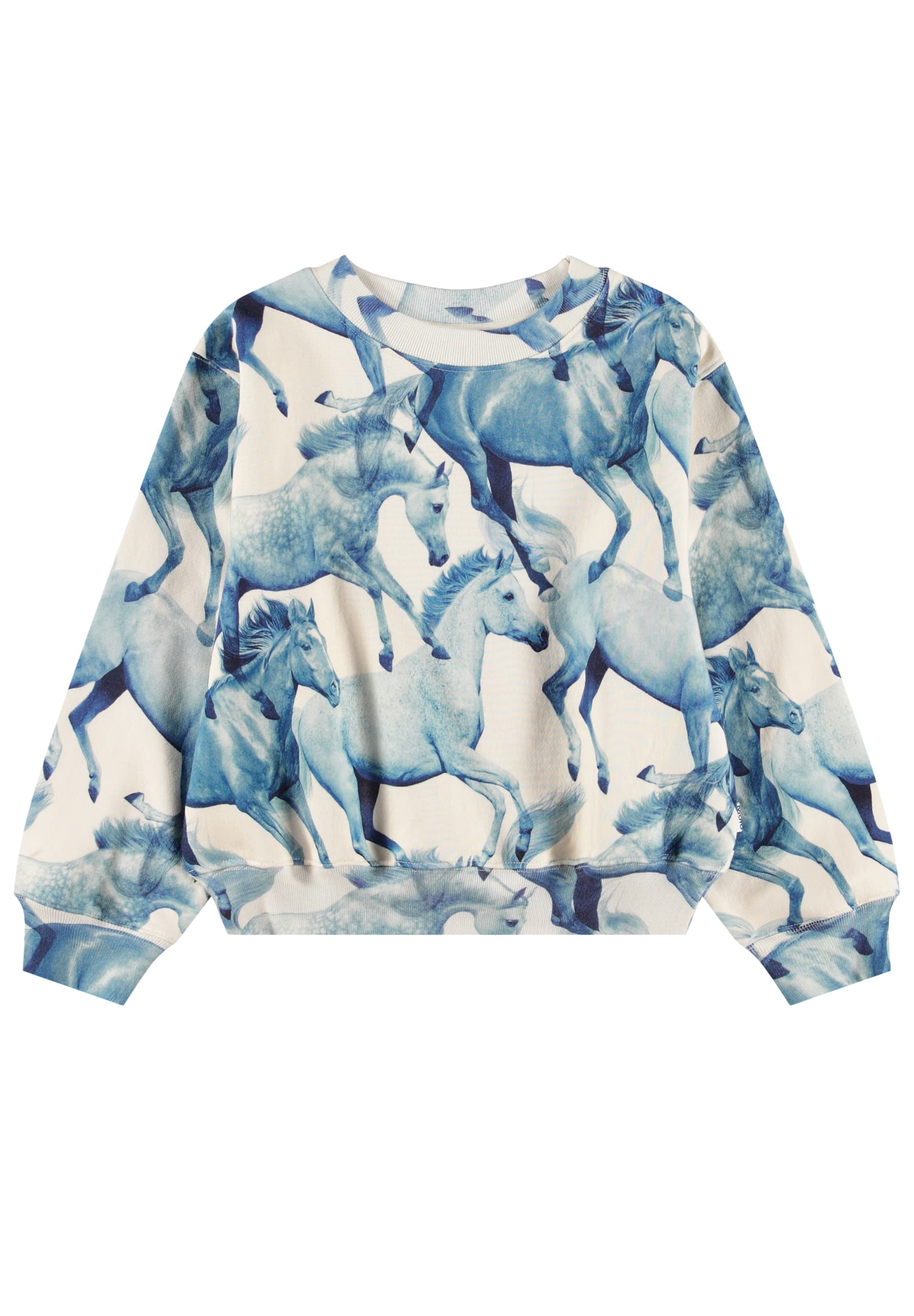 Molo Marge Sweatshirt - Blau Ponies