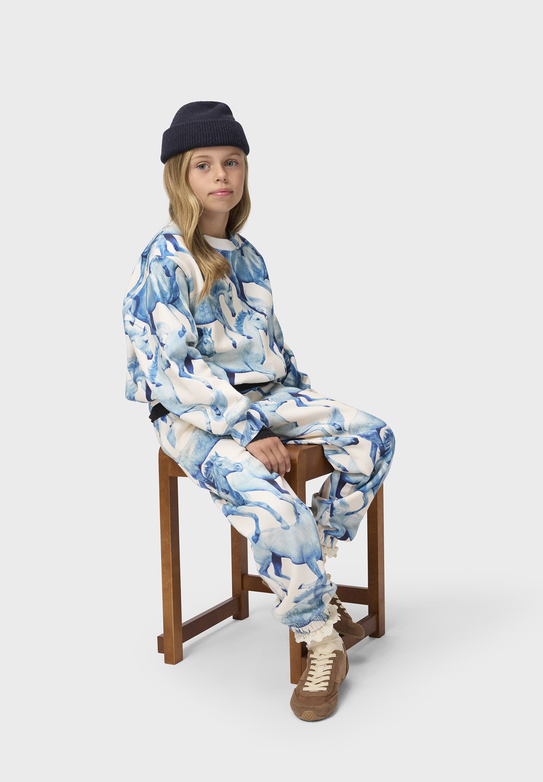 Molo Adan Pants - Blau Ponies