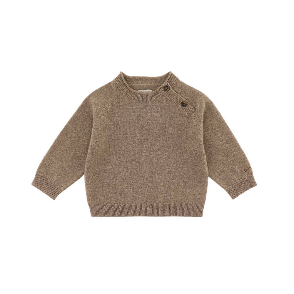 Donsje Collyns Cashmere Wool Sweater - Dusty Brown