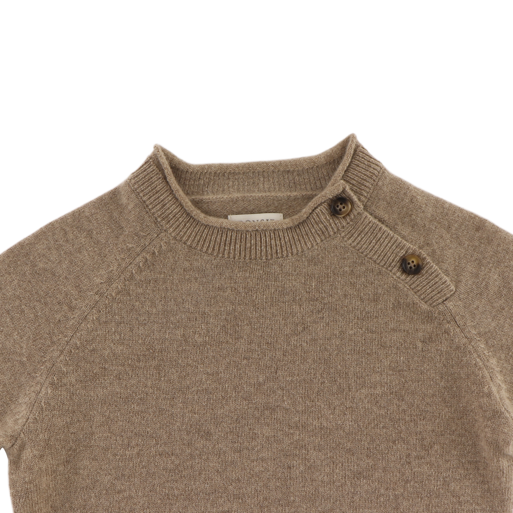 Donsje Collyns Cashmere Wool Sweater - Dusty Brown