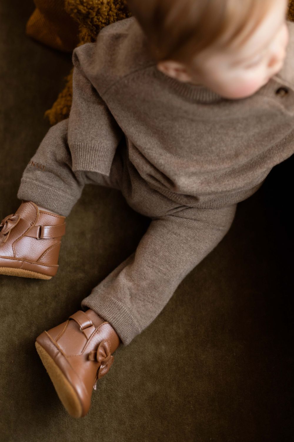 Donsje Sevijn Cashmere Wool Trousers - Dusty Brown