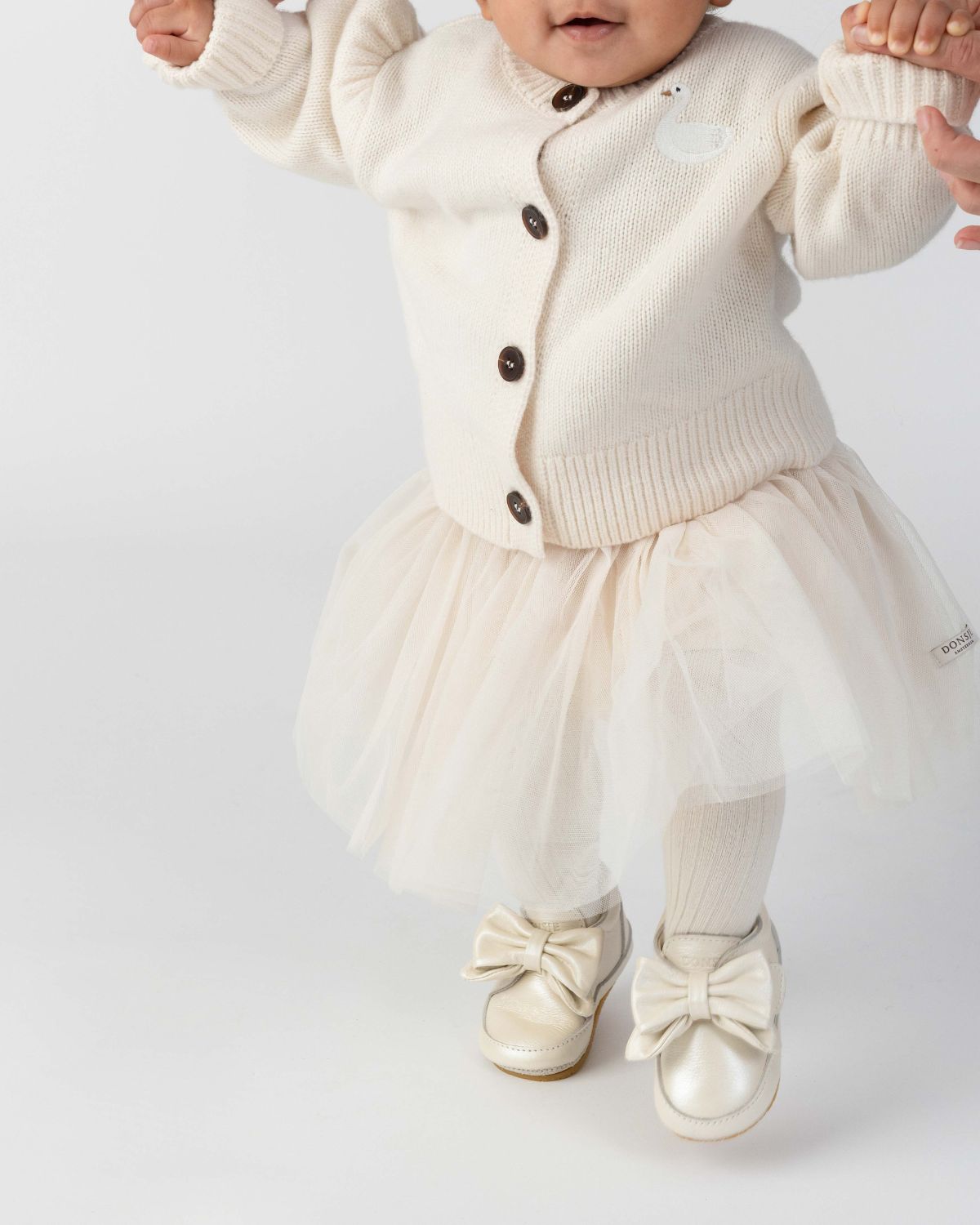 Donsje Dakote Cardigan Swan - Soft Powder