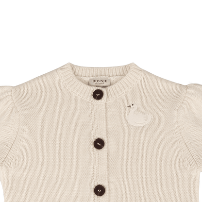 Donsje Dakote Cardigan Swan - Soft Powder