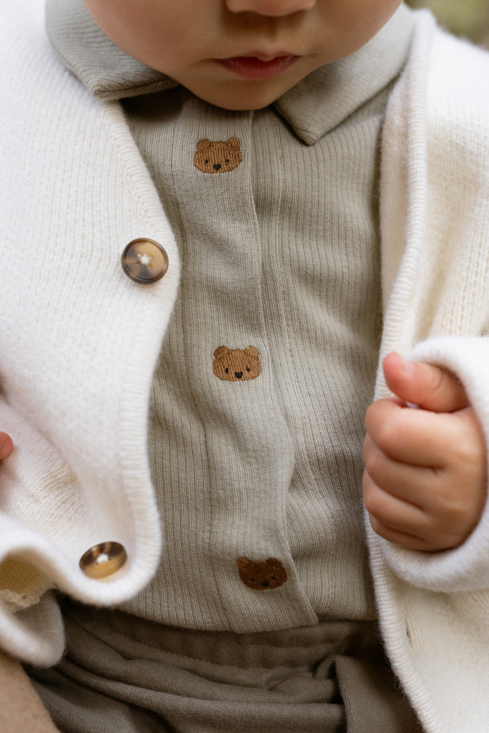 Donsje Finnian Bodysuit | Bears - Dusty Green