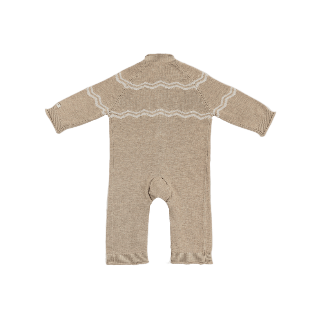 Donsje Guillaume Merino Wool Jumpsuit Bears - Latte Melange