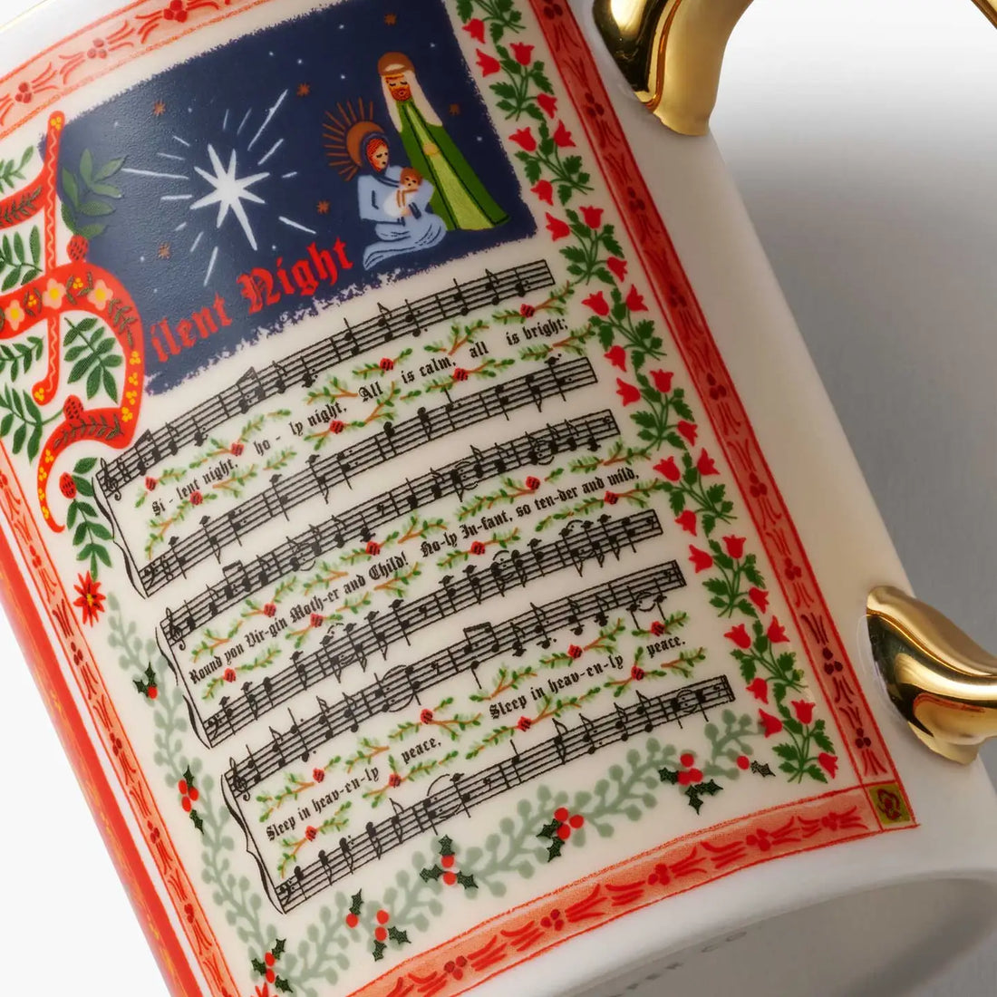 Rifle Paper Co. Holiday Porcelain Mug - Christmas Carols
