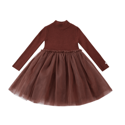 Donsje Lotus Dress - Rustic Brown
