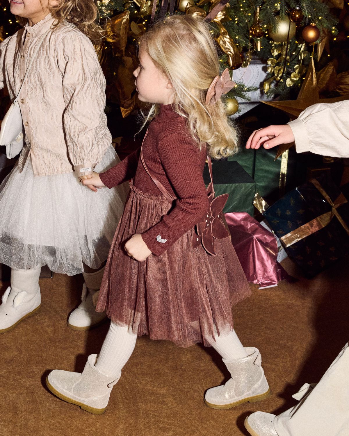 Donsje Lotus Dress - Rustic Brown