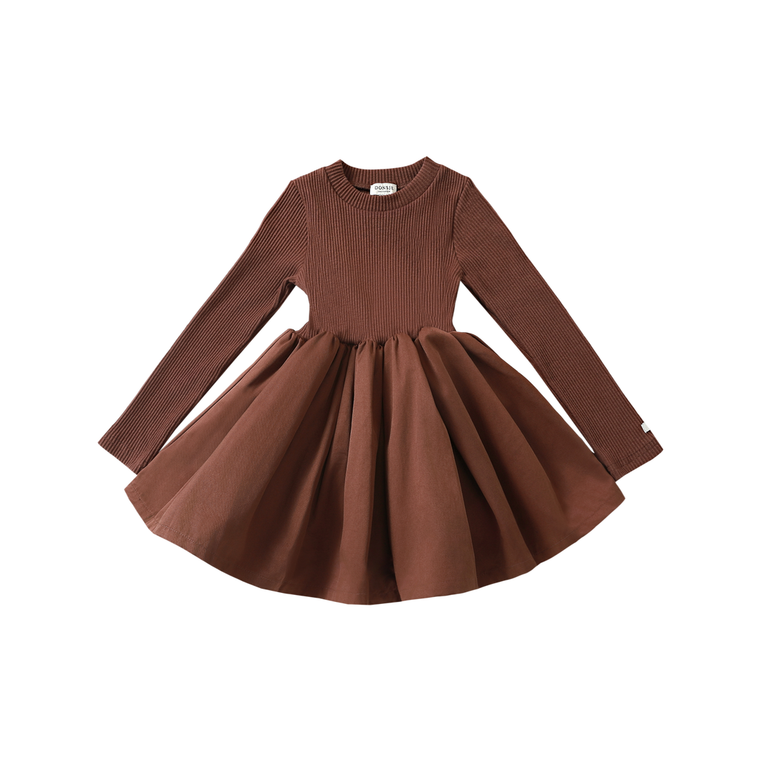 Donsje Furre Dress - Mahogany