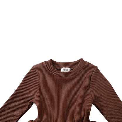 Donsje Furre Dress - Mahogany