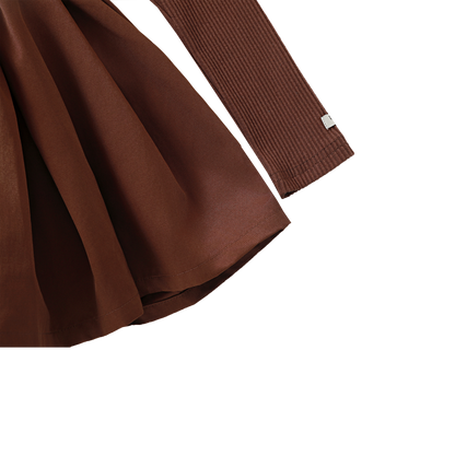 Donsje Furre Dress - Mahogany