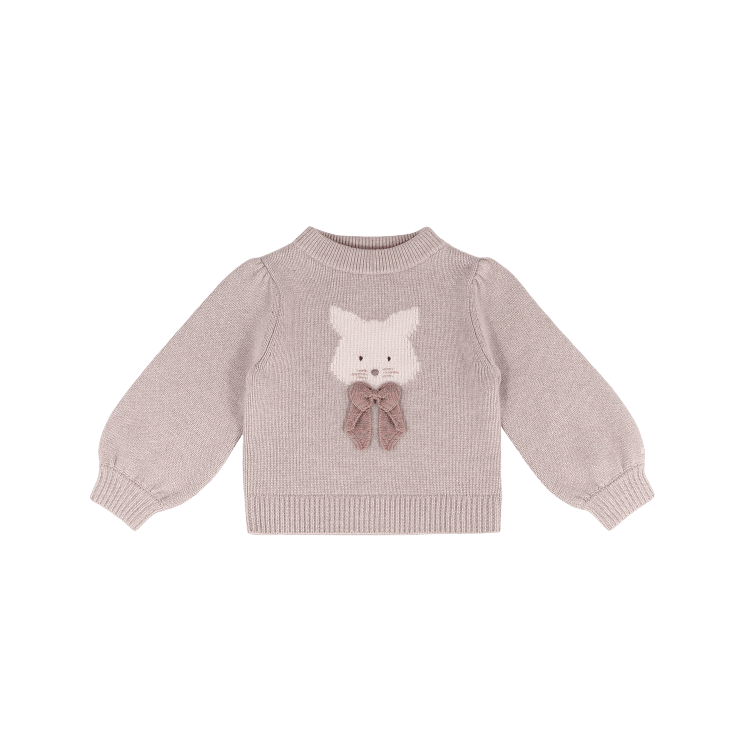 Donsje Denna Merino Wool Sweater Cat - Ash Rose Melange