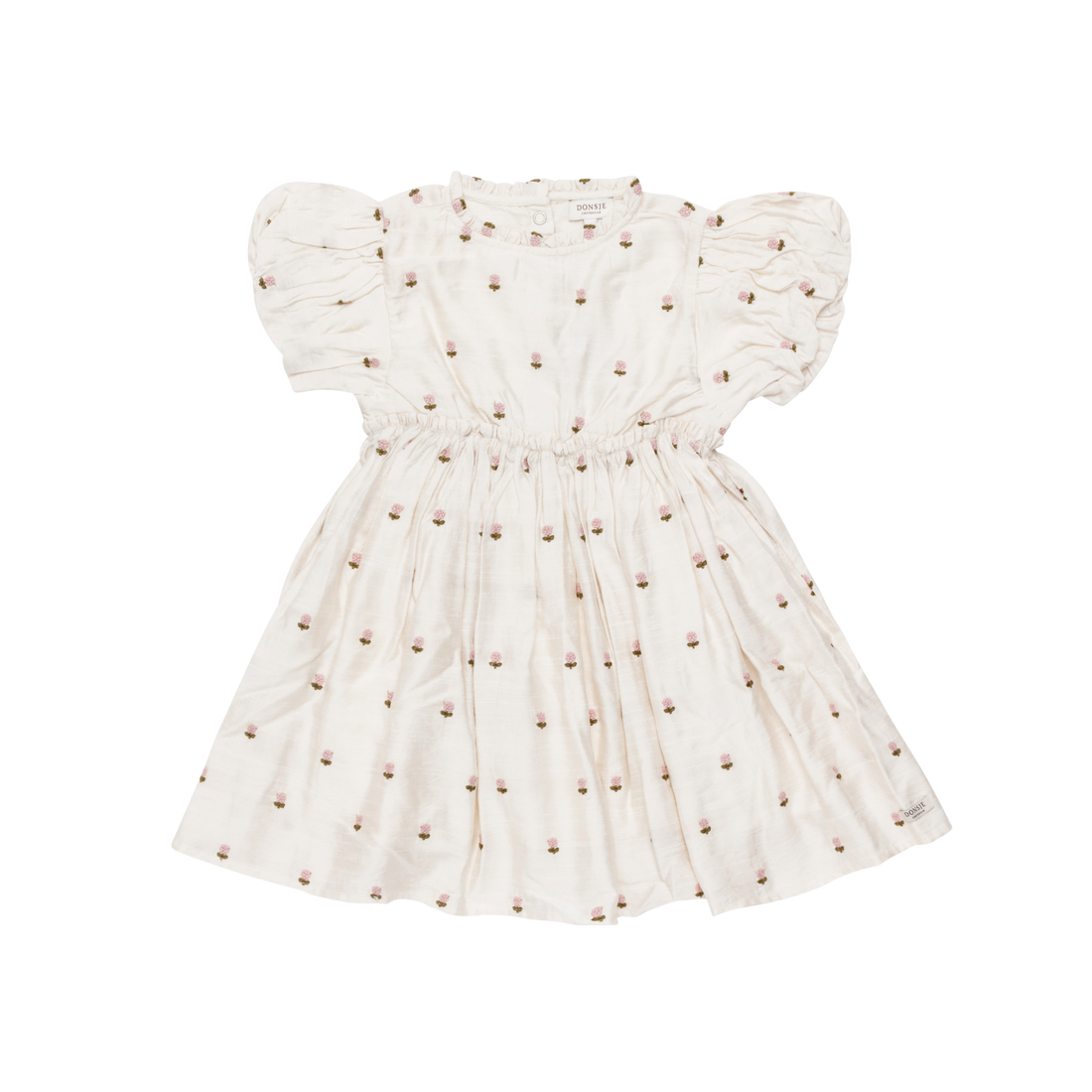 Donsje Clarize Dress Roses - Warm White