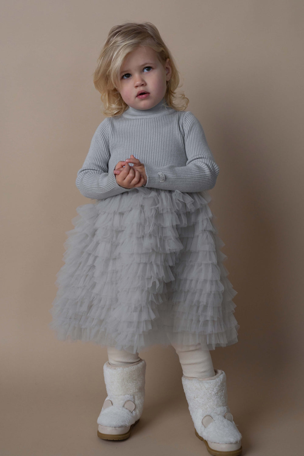 Donsje Cecilly Dress - Light Grey