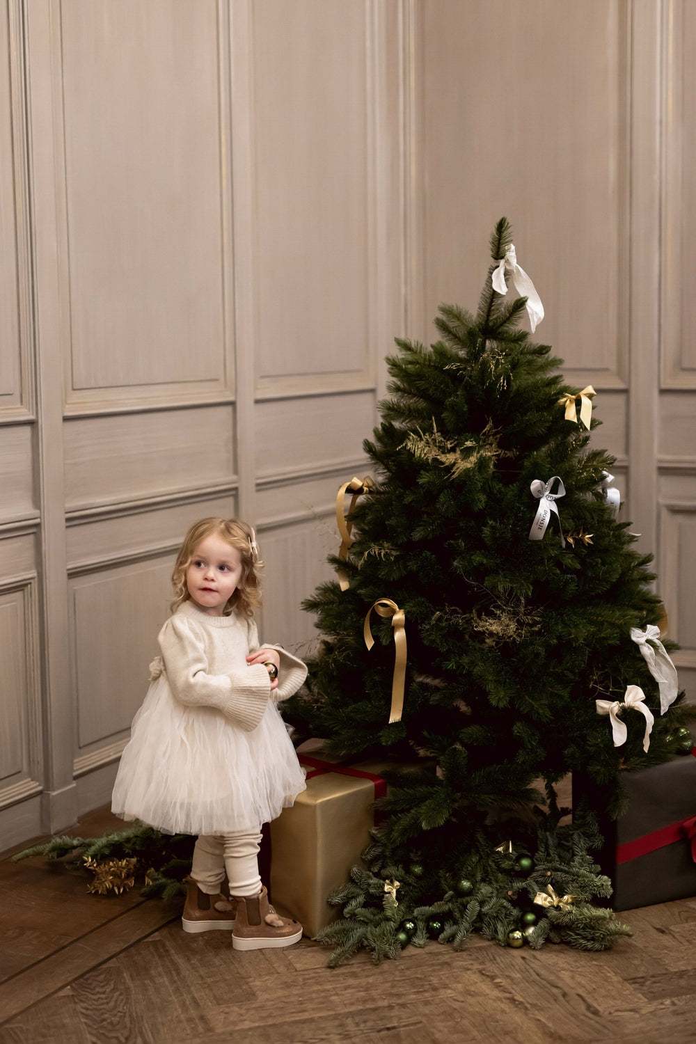 Donsje Paulien Dress - Biscotti Melange