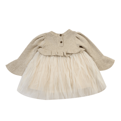 Donsje Paulien Dress - Biscotti Melange