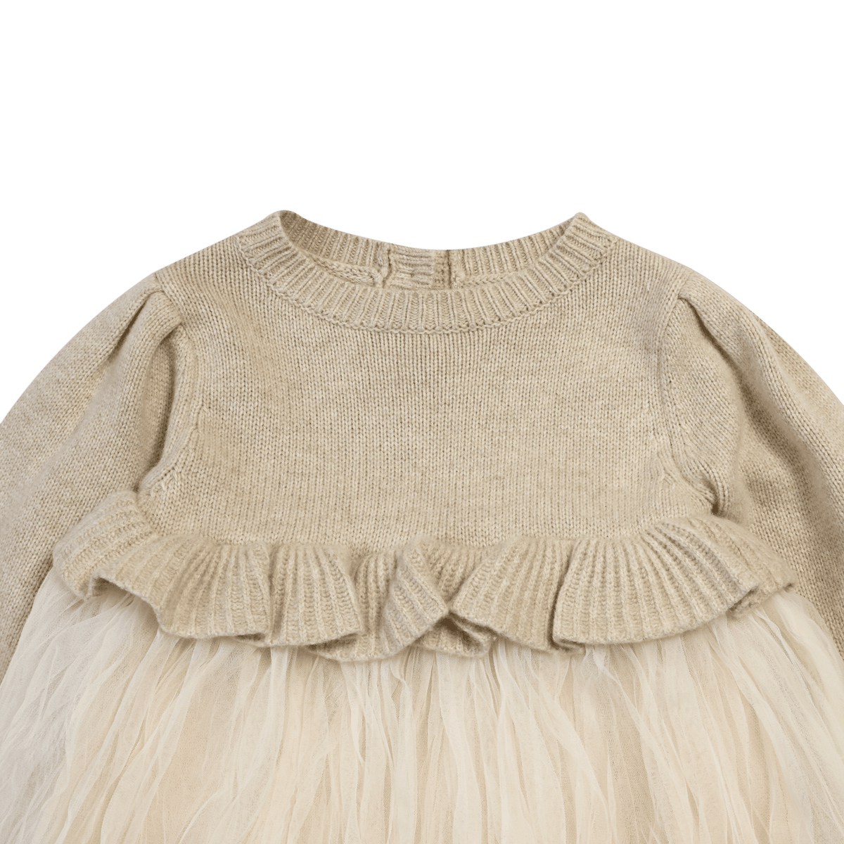 Donsje Paulien Dress - Biscotti Melange