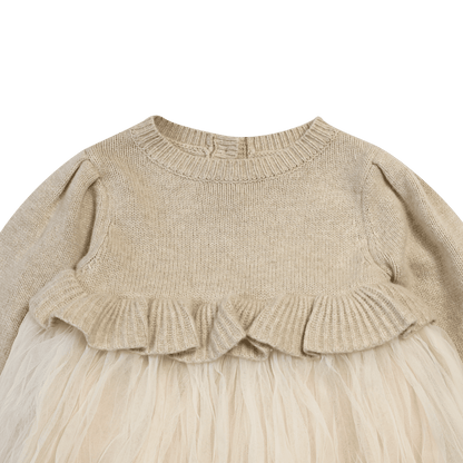 Donsje Paulien Dress - Biscotti Melange