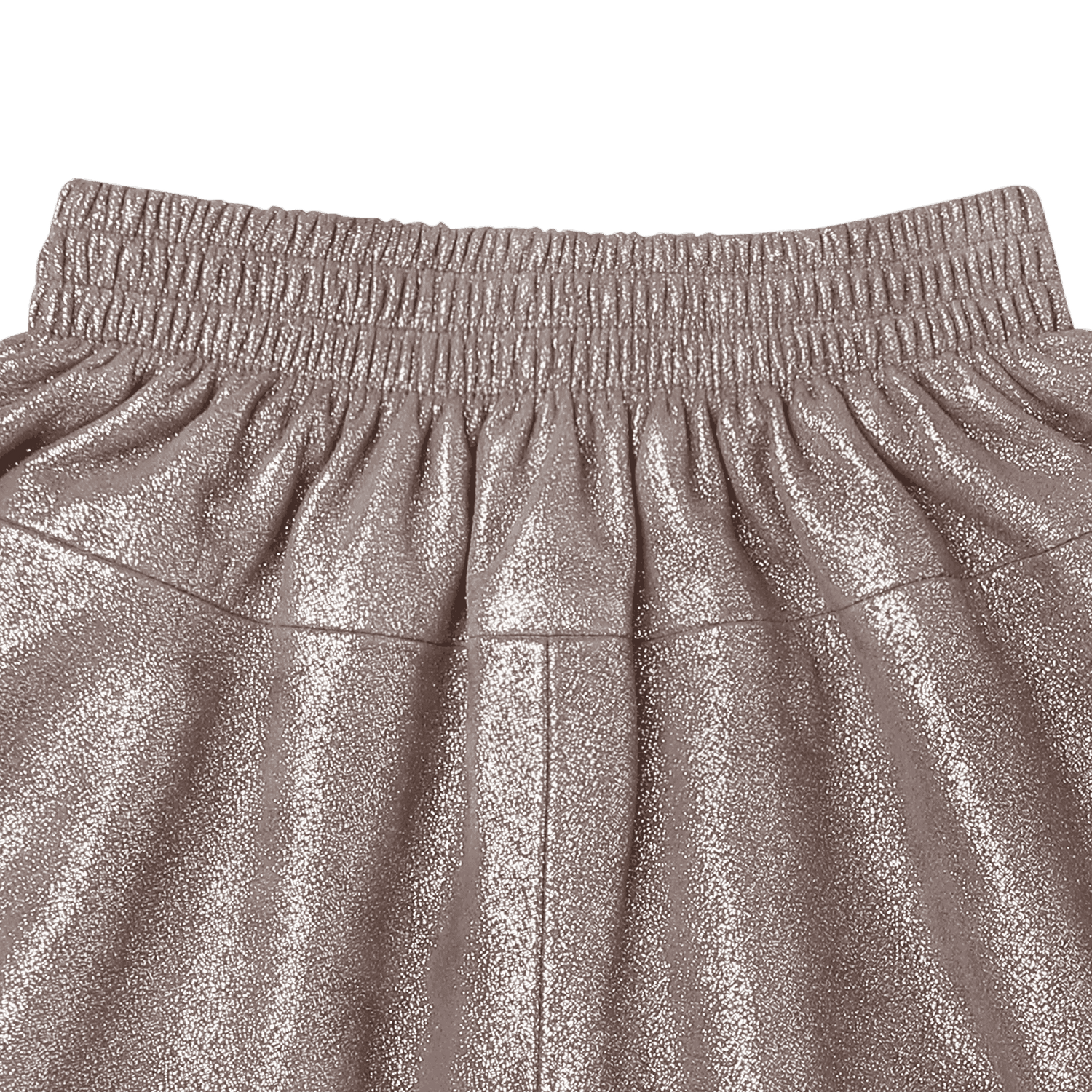 Donsje Giese Leather Shorts - Iron Grey Metallic