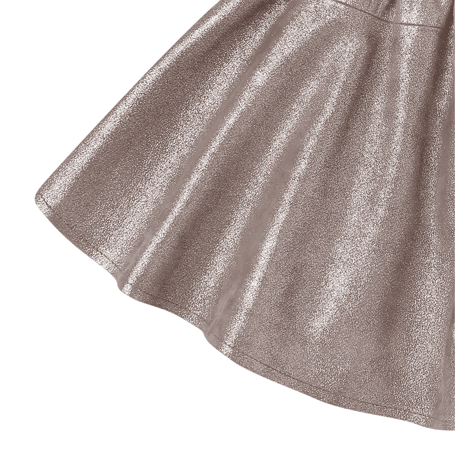 Donsje Giese Leather Shorts - Iron Grey Metallic