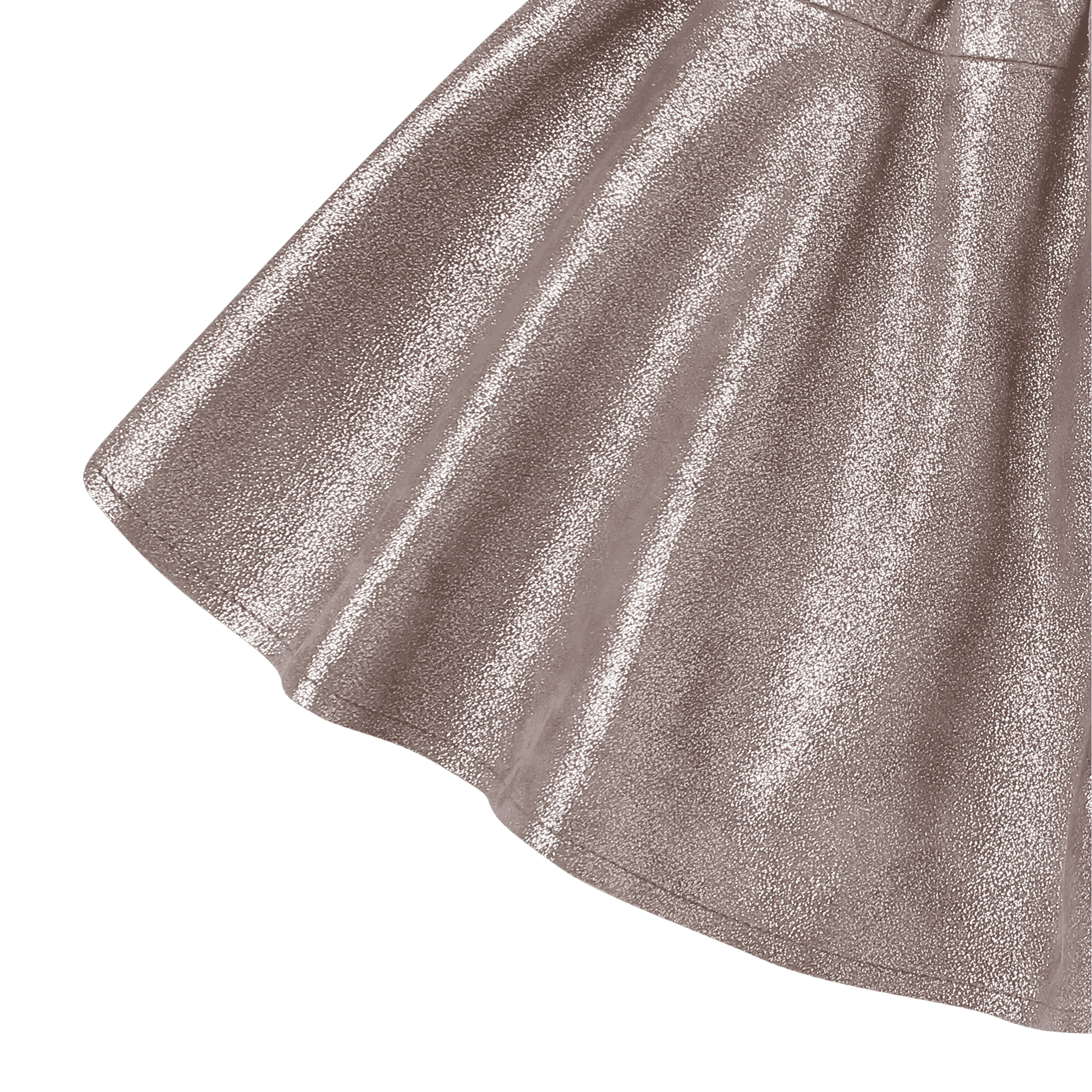 Donsje Giese Leather Shorts - Iron Grey Metallic