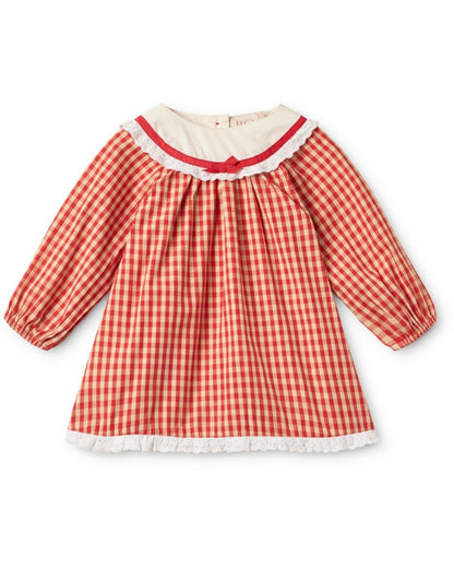 Flöss Lucia Dress - Poppy Red Gingham