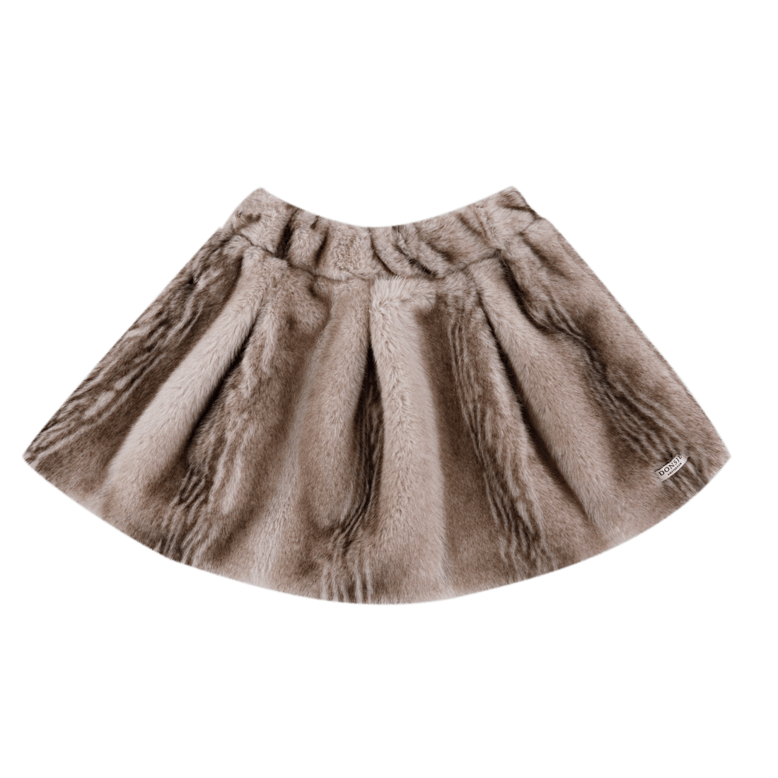 Donsje Isabelle Skirt - Soft Taupe Striped Teddy