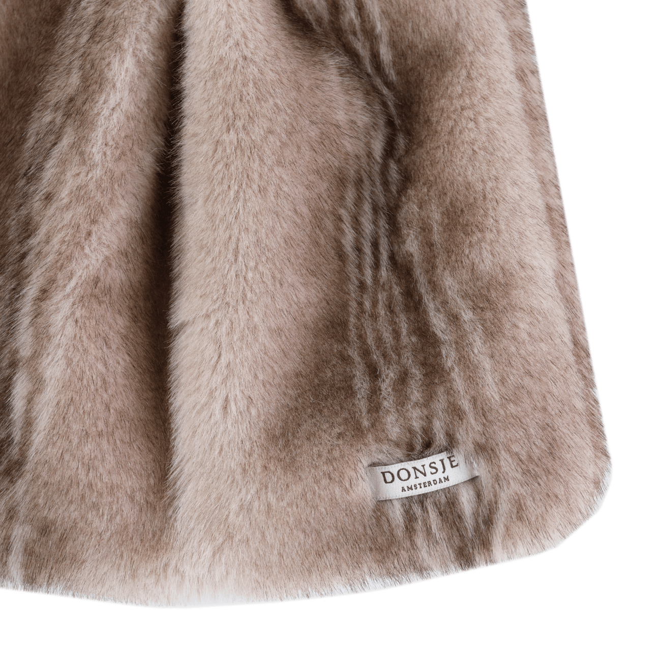 Donsje Isabelle Skirt - Soft Taupe Striped Teddy