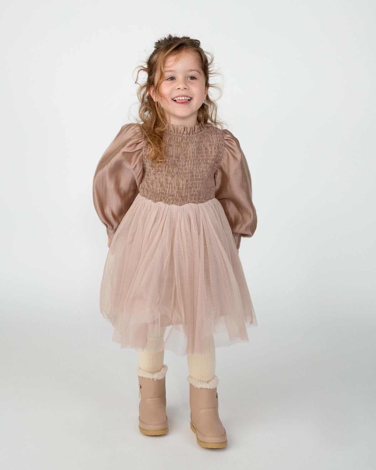 Donsje Janice Dress - Rose Brown