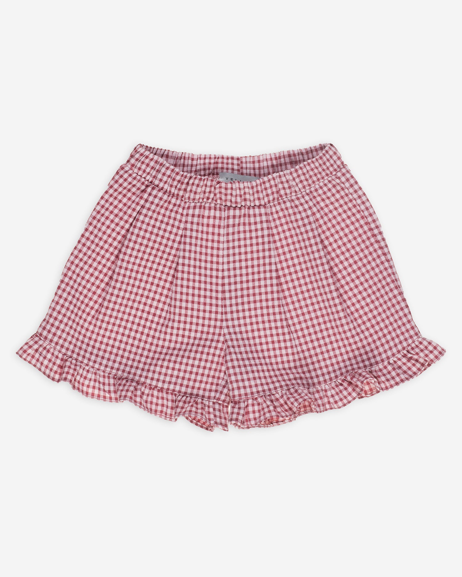 Yell-Oh Frilled Bermuda - Seersucker Sangria