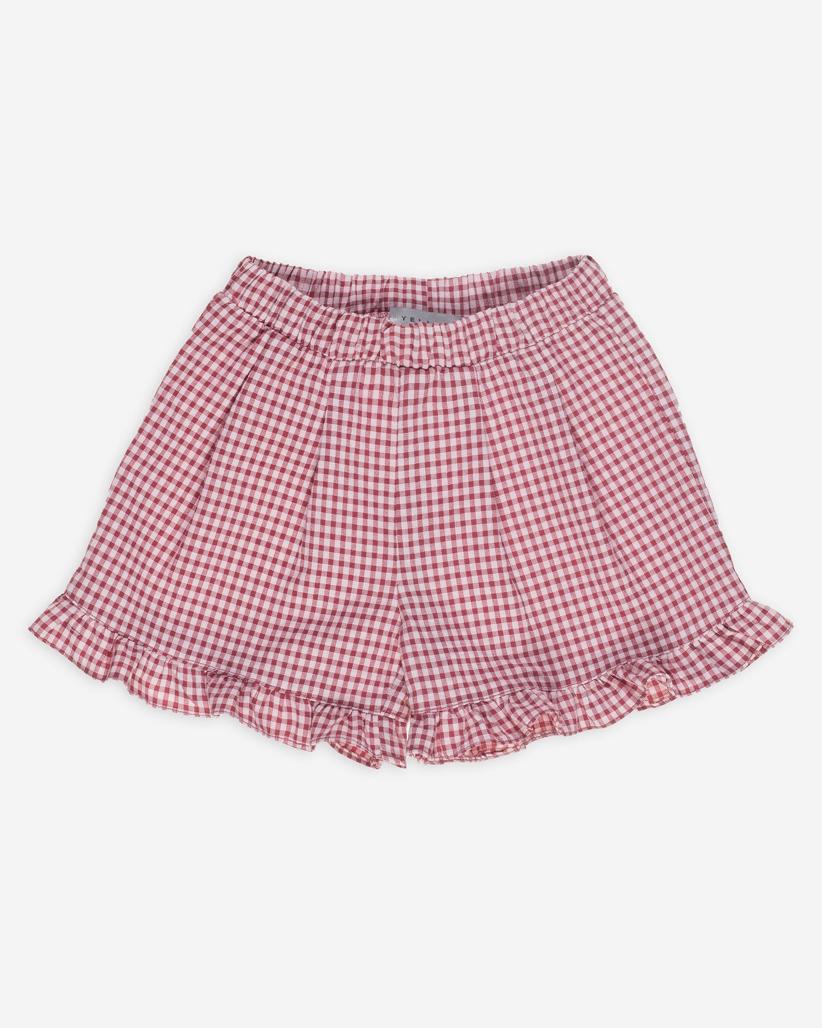 Yell-Oh Frilled Bermuda - Seersucker Sangria