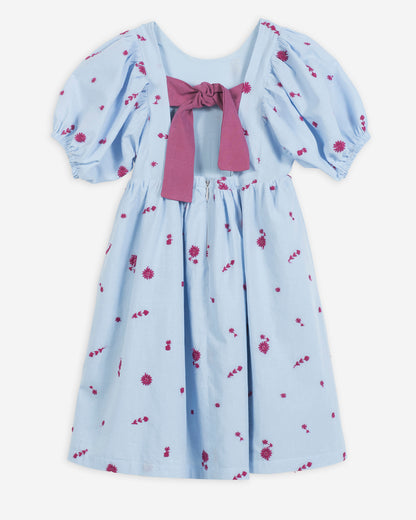 Yell-Oh Balloon Dress Voile Lace Skyway