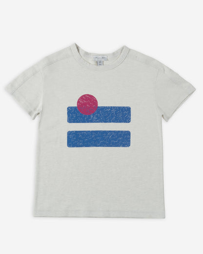 Yell-Oh T-Shirt With Print Be Pure - Light Blue