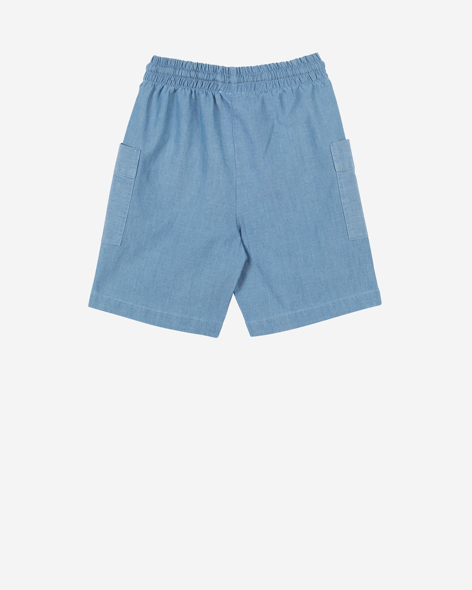 Yell-Oh Bermuda With Pockets - Chambray Denim