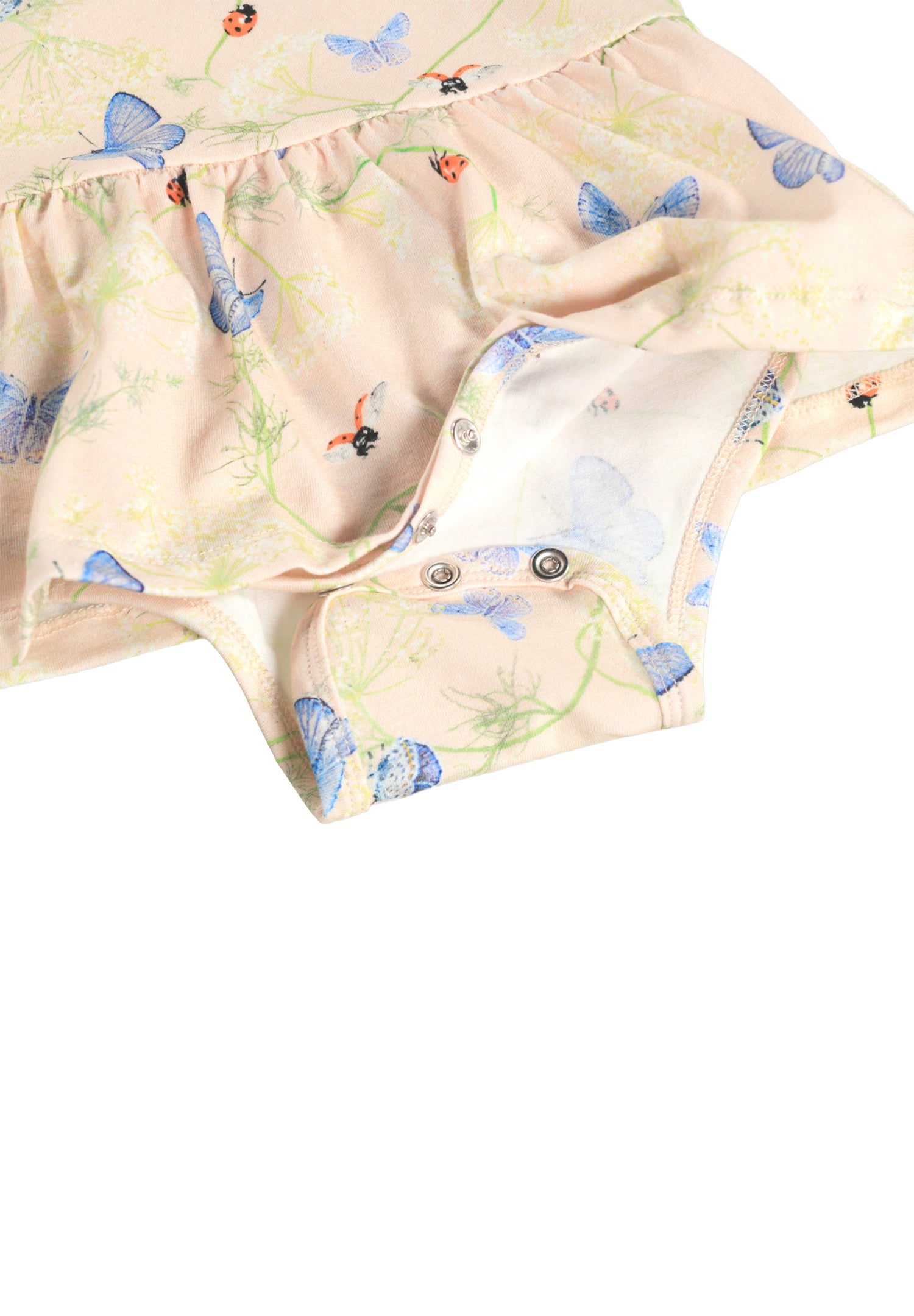 Molo Frannie Skirted Bodysuit - Butterflies Cloud