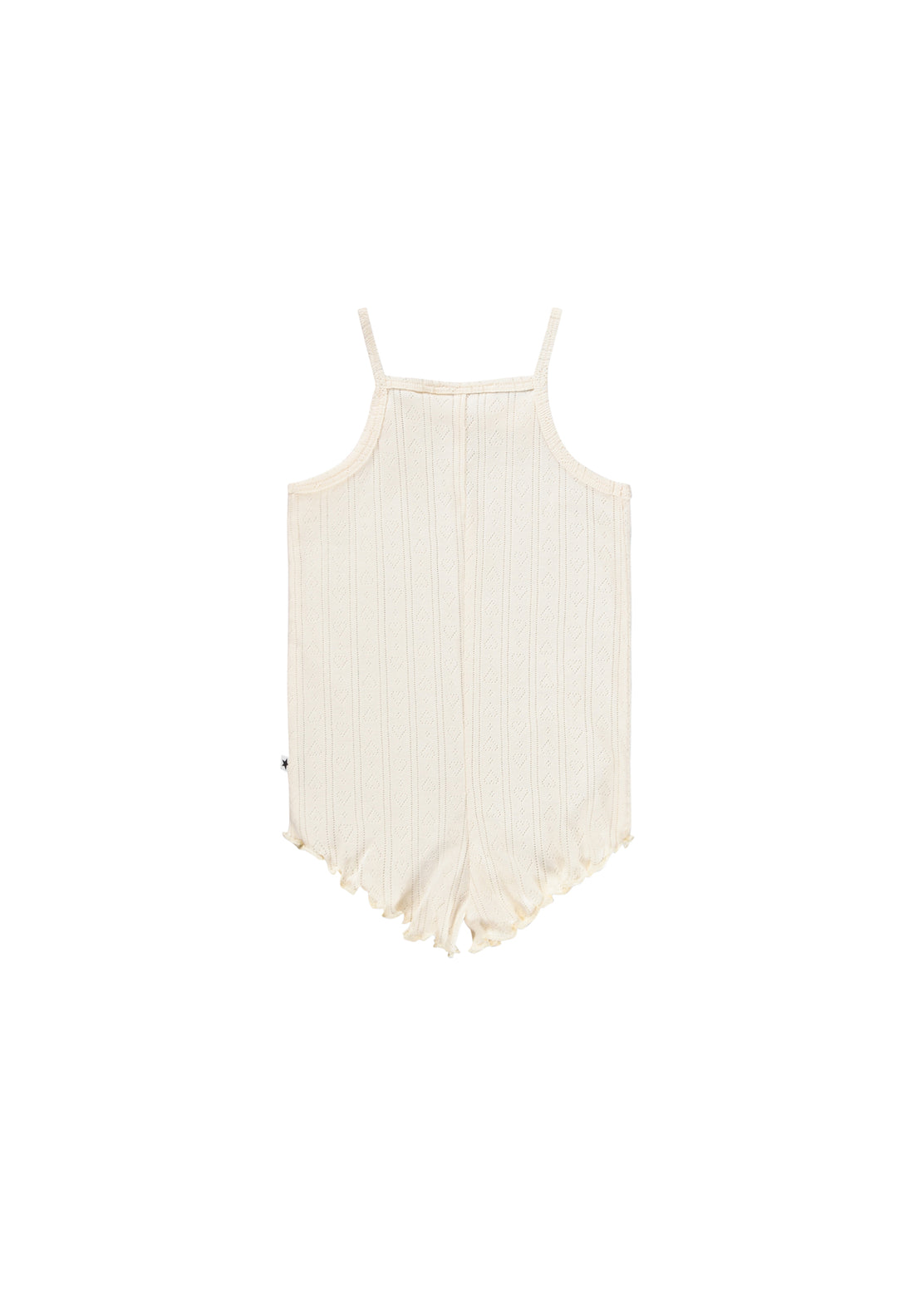 Molo Florie Romper - Pearled Ivory