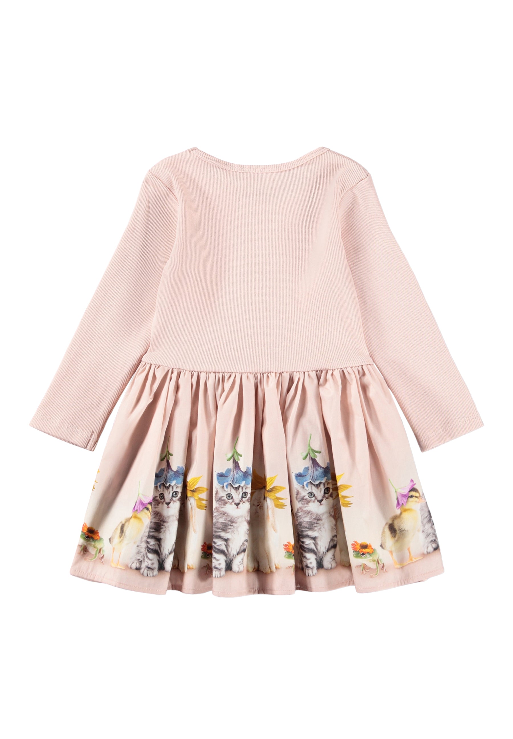 Molo Candi Long Sleeve Baby Dress - Funny Bunnies