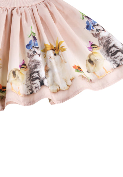 Molo Candi Long Sleeve Baby Dress - Funny Bunnies