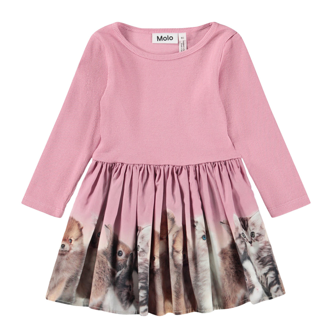 Molo Candi Long Sleeve Dress - Fluffiness