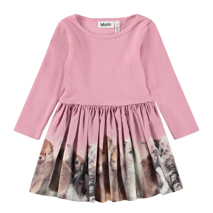Molo Candi Long Sleeve Dress - Fluffiness