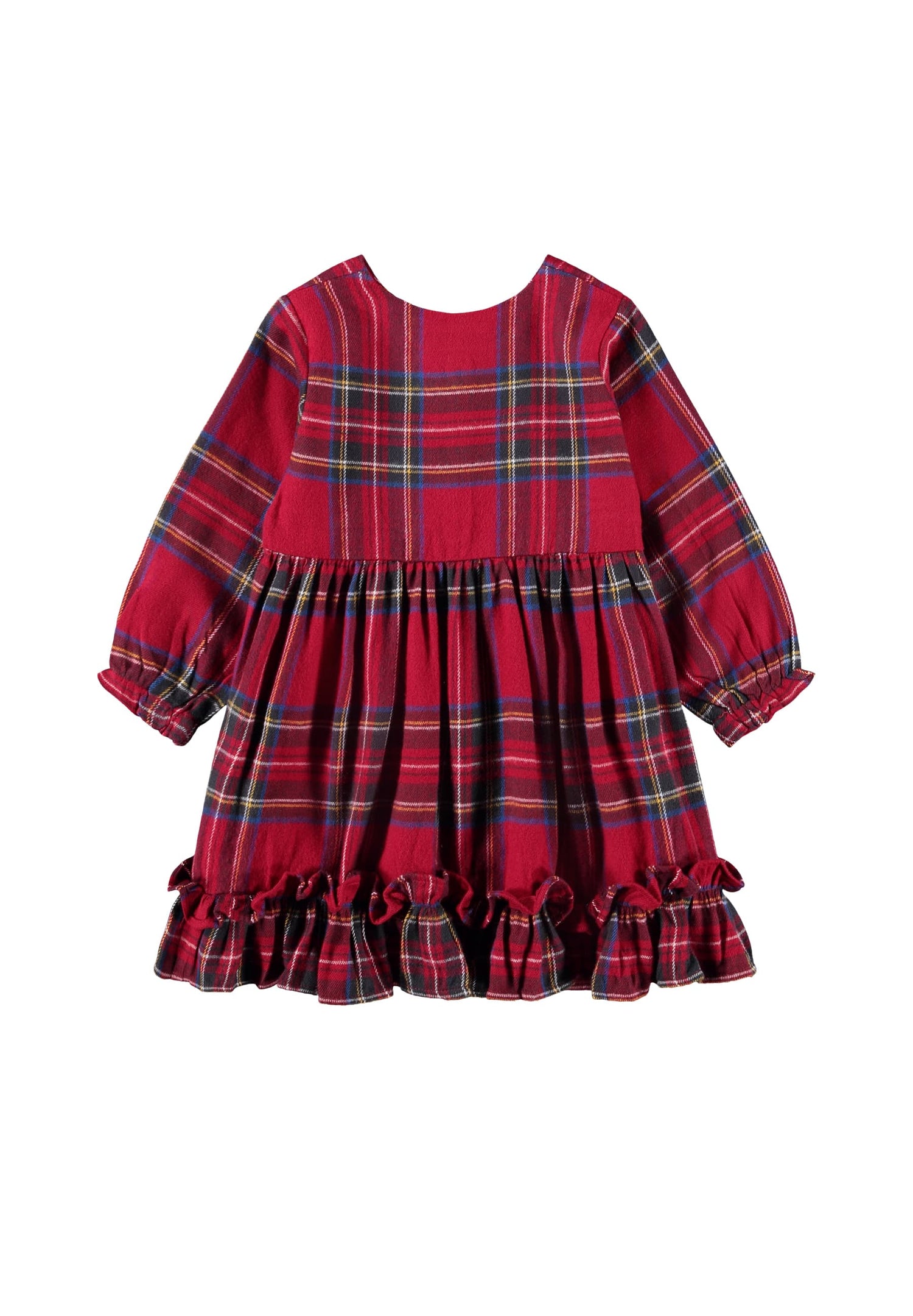 Molo Cele Long Sleeve Dress - Holiday Check