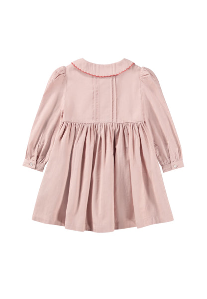 Molo Charlette Long Sleeve Dress - Petal Blush