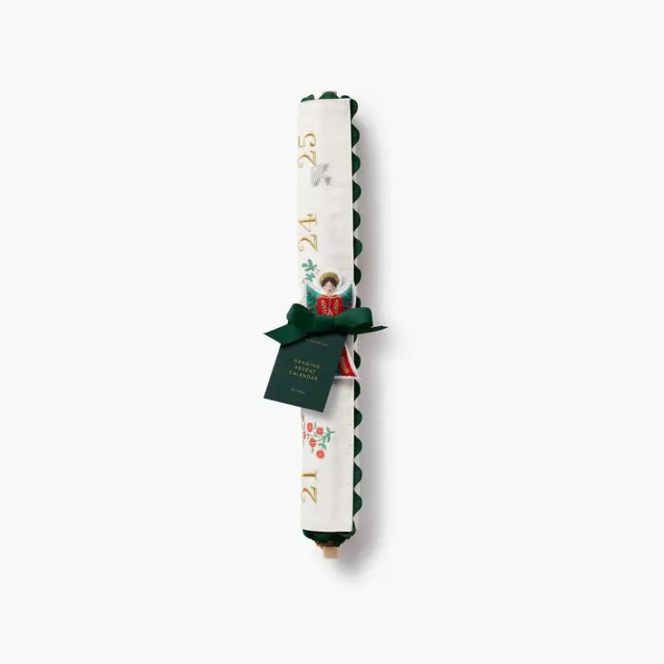 Rifle Paper Co. Nativity Embroidered Hanging Advent Calendar