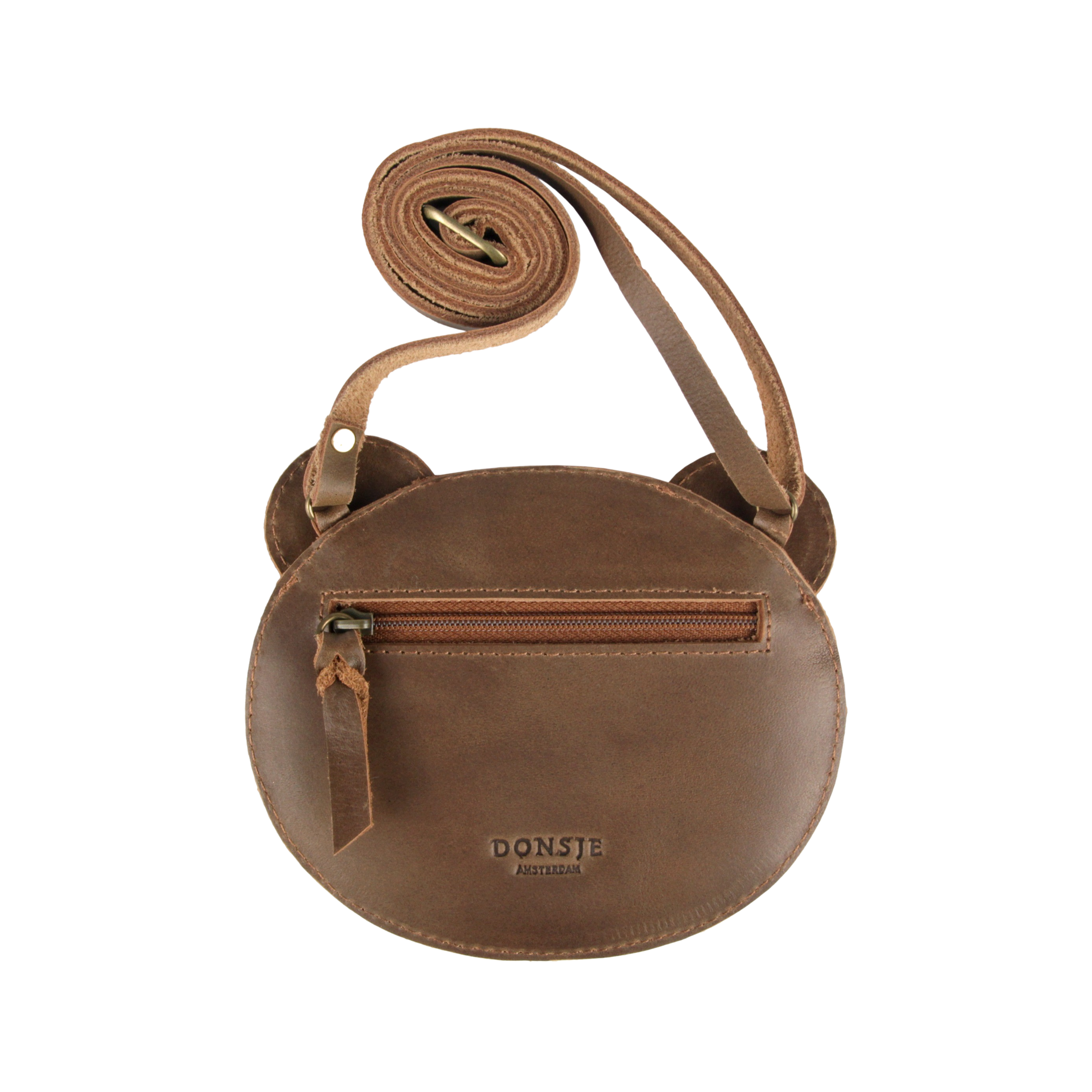 Donsje Britta Classic Purse Bear - Cognac Classic Leather