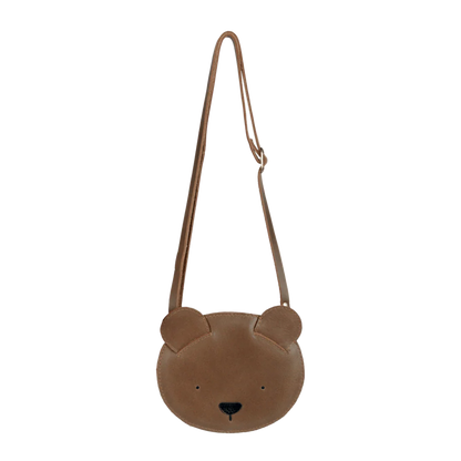 Donsje Britta Classic Purse Bear - Cognac Classic Leather