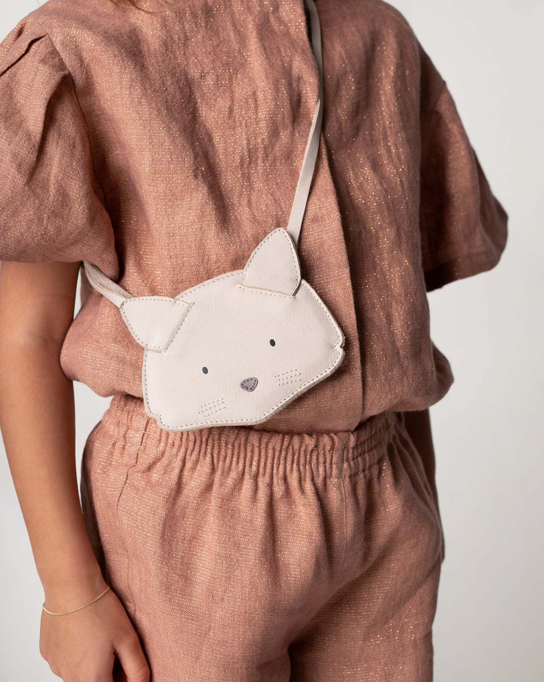Donsje Britta Classic Purse | Cat - Lilac Nubuck