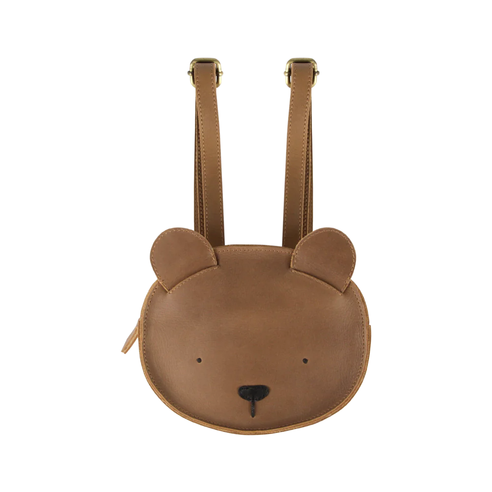 Donsje Kapi Classic Backpack Bear - Cognac Classic Leather