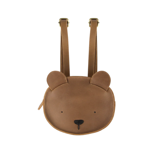 Donsje Kapi Classic Backpack Bear - Cognac Classic Leather
