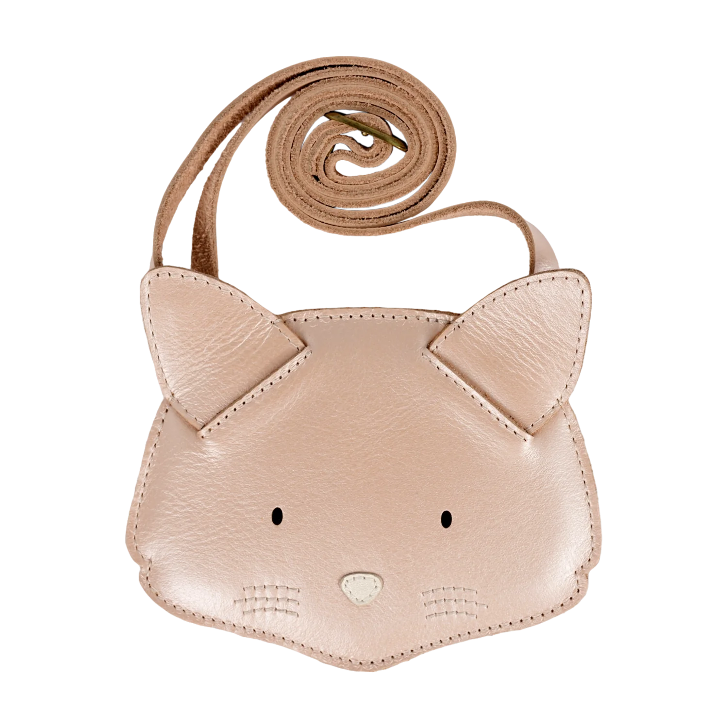 Donsje Blinc Purse Cat - Rose Metallic Leather