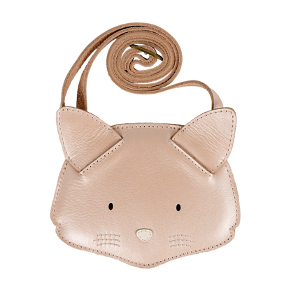 Donsje Blinc Purse Cat - Rose Metallic Leather